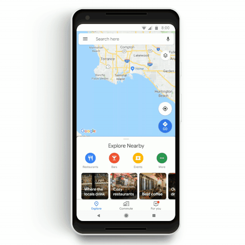 Google Maps Commute Update